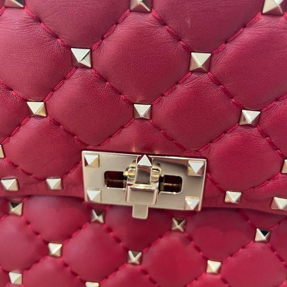 Valentino Rockstud Red Handbag (wanting to trade for smaller size) - Picture 14 of 14